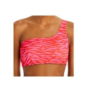 Peixoto Theo Print Bikini Top One Shoulder Large NWT